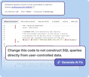 sonar ai codefix