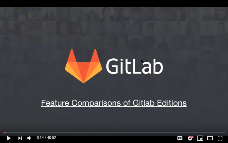 gitlab Enterprise features comparison