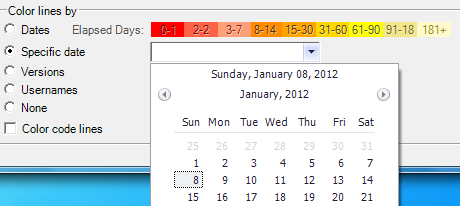 Annotating specific date by calendar