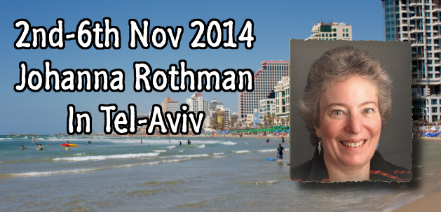 Johanna Rothman Agile Course in Tel-Aviv